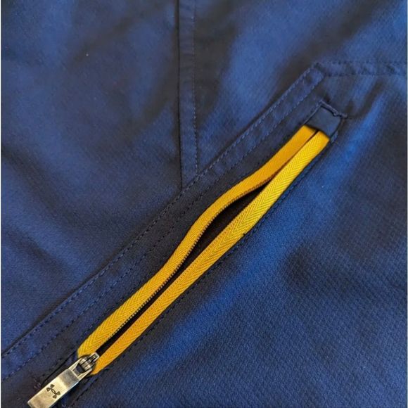 Under Armour U.S. Navy All Season Loose sz L Mens 1/4 Zip Hoodie Jacket Blue - Picture 8 of 10